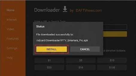 Installing IPTV Smarters Pro APK on Firestick
